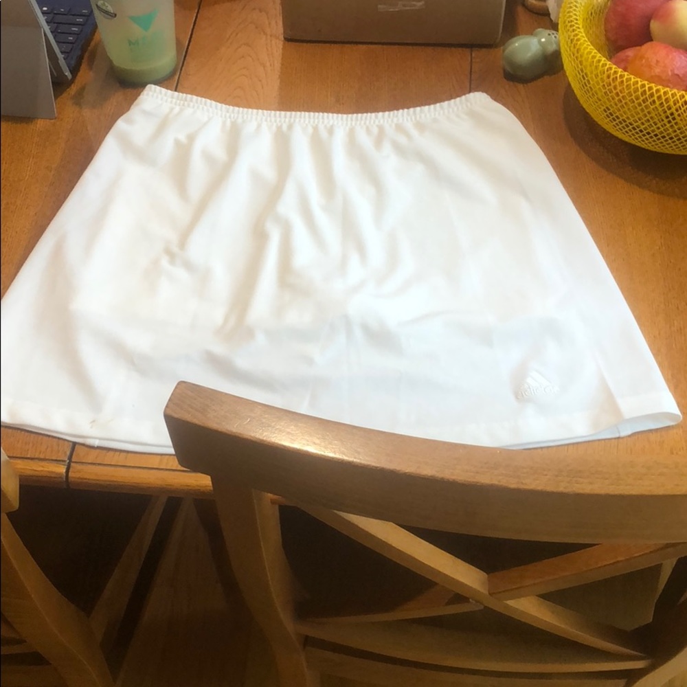 Adidas White Tennis Skirt